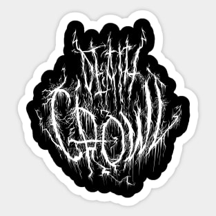 Death Growl, Metal Music Sticker